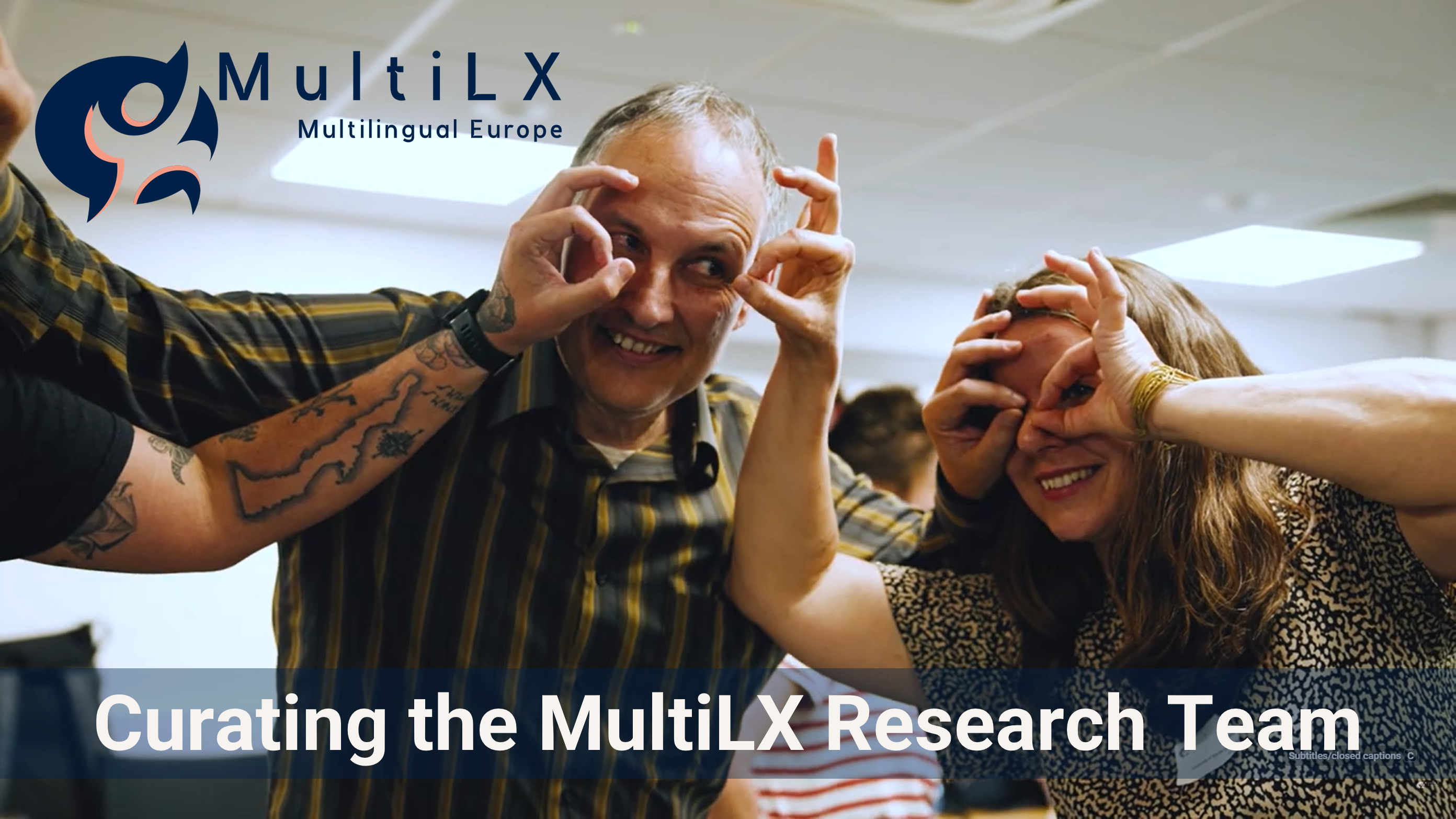 Watch Curating the MultiLX Research Team on YouTube