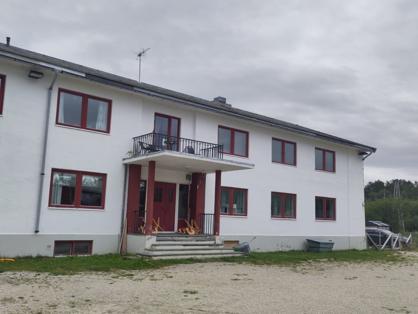 The former residential building, now used as the village school